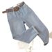 Women's High Waist Loose Fit Harem Jeans - Summer Casual Straight Leg Trousers With Stretch, Comfortable & Stylish For Women & Girls_mkmklike.com