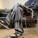 American Street Washing And Aging Gradual Change Jeans Men's Spring And Autumn Straight Loose European And American High Street Vibe Long Pants_mkmklike.com