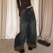 Trendy Patchwork Y2K Retro Leopard Print Wide-Leg Jeans For Women, Versatile Niche American Style Loose Straight Pants_mkmklike.com