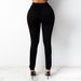 ELLE 2025 European And American Fashion Cross-Border Women's Jeans High Waist Slim Fit Pencil Pants_mkmklike.com