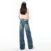 2026 Spring Low-Waist Washed Loose Straight American Retro Jeans For Women, Winter Casual Pants_mkmklike.com