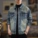 Cowboy Men's Spring And Autumn New Loose Workwear Jacket American Trendy Brand Cool Casual Top_mkmklike.com