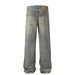 Men's Clothing Street High Street Oversize Ripped Retro Distressed Unisex Jeans_mkmklike.com
