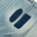 Washed Vintage Color Block Jeans For Men American Street Style Casual Design Loose Wide-Leg Pants_mkmklike.com