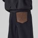 LKTM Men's Cleanfit A-Line Raw Denim Jeans Baggy Style Straight Leg Pants_mkmklike.com