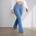 Women’s High-Waisted Flare Jeans – Stretchy Bootcut Denim Pants, Trendy & Versatile_mkmklike.com
