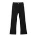 Nordmann American Style Scimitar Black Jeans Men's Casual Long High Street Trendy Brand Vibe Versatile Slim Straight Flared Pants_mkmklike.com