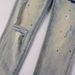 Unisex Y2K Stacked Flared Jeans, Vintage Mud Fade, White Splatter & One Ripped Knee, Breathable For Summer_mkmklike.com