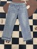 Men's Clothing Men's Jean2026 Rhinestone Washed Blue Denim_mkmklike.com