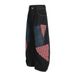 Patchwork Color Block Plaid Scimitar Jeans Men's Vibe Trendy Brand Punk Design Sense Niche Loose Wide-Leg Pants_mkmklike.com