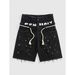 Men's Rhinestone Frayed Edges Denim Shorts European Style Spring Summer Exclusive_mkmklike.com
