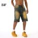 EF JEANS | 2024 Summer New Product Washed Rust Earth Color Japanese Korean Five-point Pants Jeans Versatile Men And Women_mkmklike.com