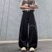Men's Clothing Men's Embroidered Jeans Trendy Loose Straight Leg Wide Leg Design Casual Pants American Style_mkmklike.com