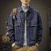 Lunar Apex New 2024 Denim Men's Workwear Casual Loose Trendy Brand Spring And Autumn Large Size Top Jacket_mkmklike.com