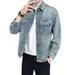 2025 Spring And Autumn New Shirt-style Washed Men, Loose Casual Versatile Stylish Denim Jacket For Men_mkmklike.com