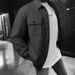 2026 New Bestseller Spring And Autumn Men's Casual Jacquard Small Checkered Loose Jacket Shirt_mkmklike.com