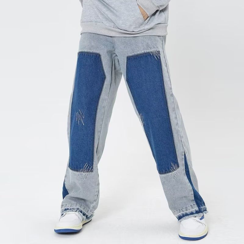 Summer Thin Jeans Loose Straight Leg 2025 New Casual Versatile Elastic Men's Long Pants_mkmklike.com