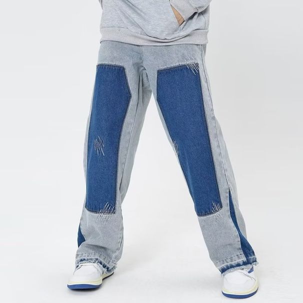 Summer Thin Jeans Loose Straight Leg 2025 New Casual Versatile Elastic Men's Long Pants_mkmklike.com