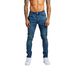Men's Slim Fit Stretch Denim Jeans, Vintage Wash Skinny Leg Pants For Casual Streetwear Versatile Color Palette_mkmklike.com