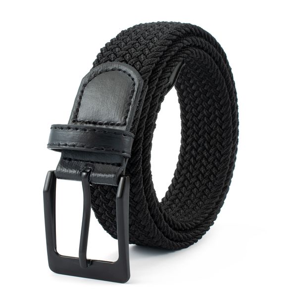 HOT Belt casual Alloy Needle Buckle Woven Elastic BreathableElastic Pants belt for Man_mkmklike.com