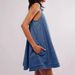 K Cowboy Dress Women's New Casual Sleeveless Backless Short Skirt_mkmklike.com