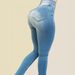 K New Women's Fashion High-waisted Stretch Skinny Jeans;_mkmklike.com