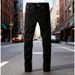 Unisex Cleanfit Stacked Flared Jeans, Matte Black Plain, Breathable Summer_mkmklike.com