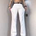 Men's Clothing Men's White Summer Thin Loose Straight Leg Jeans Casual Versatile Long Pants Good Drape For Formal & Casual_mkmklike.com