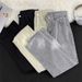 Men's High Street Washed Solid Color Jeans Comfortable Straight Leg Trendy Retro Casual Wide Leg Trousers_mkmklike.com