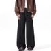 Men's Clothing Unisex Retro Washed Slimming Distressed Curved Blade Jeans High Street Deconstructed Trendy Casual Long Pants_mkmklike.com