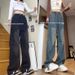 2025 American Jeans Men's And Women's Same Retro High Street Loose Straight Casual Large Size Floor Pants_mkmklike.com