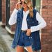 K New Retro Denim Vest Coat Loose Casual Women's Trend_mkmklike.com