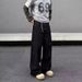 Men's Clothing Vintage American Style Wide Leg Denim Jeans For Men - Relaxed Fit Straight Leg Stretch Comfort Casual Trousers (Black, S-3XL)_mkmklike.com
