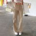 High-Waisted Relaxed Fit Jeans For Women - Flowy Straight Leg Pants With Soft Drape & Mid-Rise Comfort_mkmklike.com