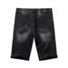 Men's Summer Ripped Denim Shorts Casual Versatile Five Point Mid Length Loose Fitting Beggar Style Riding Breeches Trendy Brand_mkmklike.com
