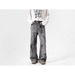 American Style Wasteland Tie-Dye Jeans For Women, Autumn 2024 New Loose Lazy Relaxed Floor-Length Pants_mkmklike.com