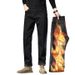 Autumn And Winter New Velvet Thickened Jeans Men's Warm Simple And Fattened Plus Size Versatile Business Jeans Men_mkmklike.com