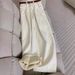 Fleece-Lined Straight Leg Jeans For Women – High Waist | Cream Beige | Winter Warmth | Relaxed Fit | Pleated Wide Leg | S-XXL_mkmklike.com