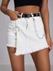 Women's Clothing Dress High Waist Denim Shorts Skirt With Stitching_mkmklike.com