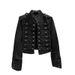 Summer New Women's Classic Metal Ribbed Buckle Design Shoulder Strap Washed Denim Top Short Jacket Court Style_mkmklike.com