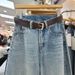 Women's High-Waisted Wide Leg Cropped Jeans Slimming Loose Fitting Mid-Length Straight Leg Retro Style Summer 2025 New_mkmklike.com