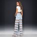 High-Waisted Wide-Leg Jeans For Women Hollow Out Patchwork Flowy Style Cross-Border Fashion Autumn_mkmklike.com