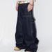 Trendy Loose Fit High Waist Denim Jeans For Women - Vintage Washed Comfortable Casual Pants With Stretch_mkmklike.com