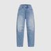 Spot cross border women's clothing 2025 new European and American retro loose high waist straight wide leg pants jeans trousers women_mkmklike.com