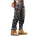 American Heavy Tooling Pants Men's Loose Straight Large Size New Retro And Old Jeans_mkmklike.com