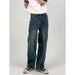 Nordmann European And American Style Vibe Jeans Men Loose Straight Spring Autumn Trendy Brand Washed Retro Versatile Cool Casual_mkmklike.com