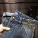 Men's Wide Leg Jeans Loose Straight Patchwork Trendy Non-Stretch Long Pants_mkmklike.com