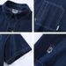 Men's Clothing Washed Pocket Workwear Short Sleeved Denim Shirt Men's And Women's Loose Half Sleeved Shirt Trend_mkmklike.com
