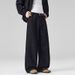 LKTM Men's Cleanfit A-Line Raw Denim Jeans Baggy Style Straight Leg Pants_mkmklike.com