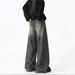Men's Clothing Men's Retro Style Loose Wide Leg Jeans Flared Trousers Versatile American Spring Youth Fashion_mkmklike.com